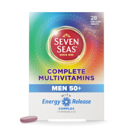 Seven Seas Complete Multivitamins Men 50+ With Vitamin D And Zinc+Energy Release Complex, 28 Tablets