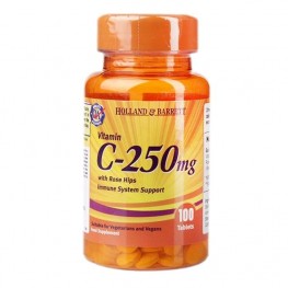 Holland & Barrett Vitamin C With Wild Rose Hips 250mg