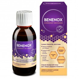 Natures Aid Benenox Overnight Recharge - Lemon & Ginger Flavour