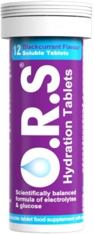 Ors Rehydration Salt Tablets Blackcurrant