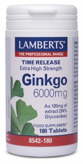 Lamberts Ginkgo 6000mg Extra High Strength
