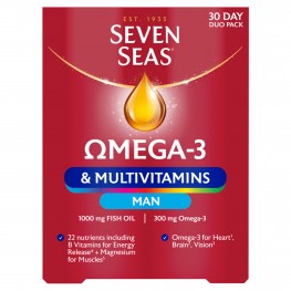 Seven Seas Omega-3 & Multivitamins Man 30 Day Duo Pack