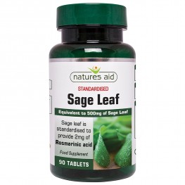 Natures Aid Sage Leaf 50mg (500mg Equiv)