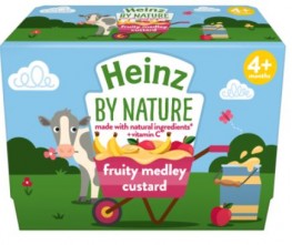 Heinz Fruit Medley Custard 4pk