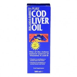 Holland & Barrett Cod Liver Oil Pure Liquid 500ml