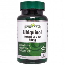 Natures Aid Ubiquinol 50mg (Reduced CO Enzyme Q10)