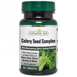 Natures Aid Celery Seed Complex With Montmorency Cherry, Burdock & Nettle