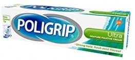 Poligrip Denture Fixative Cream Zinc Free