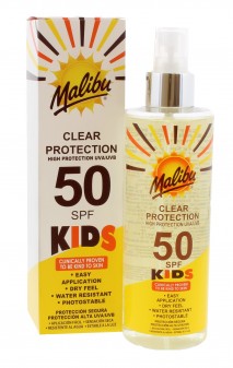 Malibu Spf 50 Kids Clear Protection Spray Pump