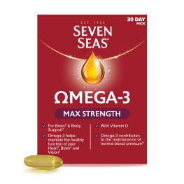 Seven Seas Omega-3 Fish Oil, Max Strength With Vitamin D