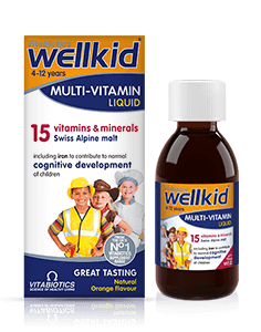 Vitabiotics Wellkid M/Vit Liquid 4-12yrs
