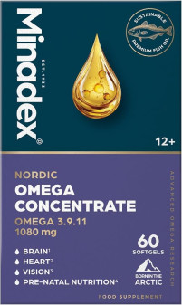 Minadex Nordic Omega Concentrate 60 Softgels