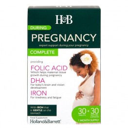 Holland & Barrett During Pregnancy Complete Dual Pack 30 Tablets & 30 Capsules