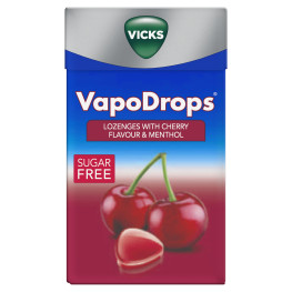 Vicks Throat Drops Cherry Carton