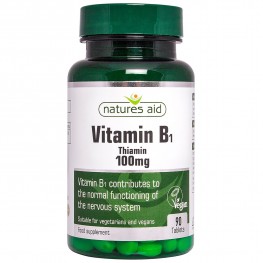 Natures Aid Vitamin B1 100mg