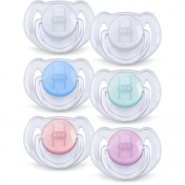 Philips Avent Translucent Soothers 6-18m