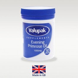 Valupak Evening Primrose Oil 1000mg Caps 30'S