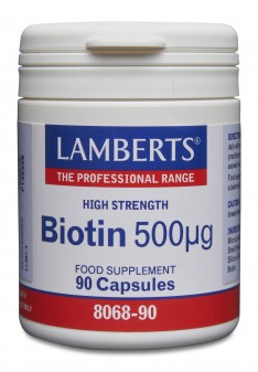 Lamberts Biotin 500mcg