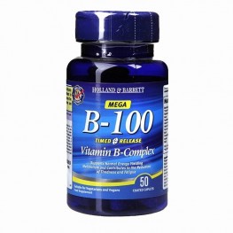 Holland & Barrett Timed Release Mega Vitamin B Complex 100mg