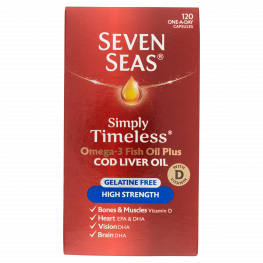 Seven Seas High Strength Gelatine Free Capsules