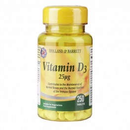 Holland & Barrett Vitamin D3 25ug