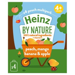 Heinz Peach, Mango, Apple & Banana 4pk