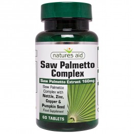 Natures Aid Saw Palmetto Complex With Nettle, Zinc & Amino Acids