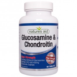 Natures Aid Glucosamine Sulphate 500mg + Chondroitin 400mg