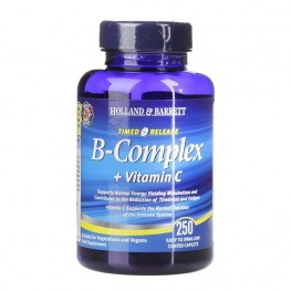 Holland & Barrett Vitamin B Complex Plus Vitamin C Timed Release