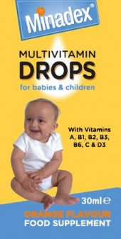 Minadex Multivitamin Drops For Babies & Children 30ml