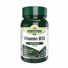 Natures Aid Vitamin B12 1000ug (Sublingual)
