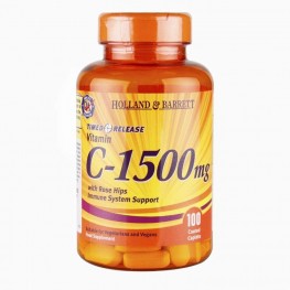 Holland & Barrett Timed Release Vitamin C With Wild Rose Hips 1500mg