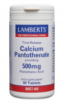 Lamberts Calcium Pantothenate 500mg Time Release