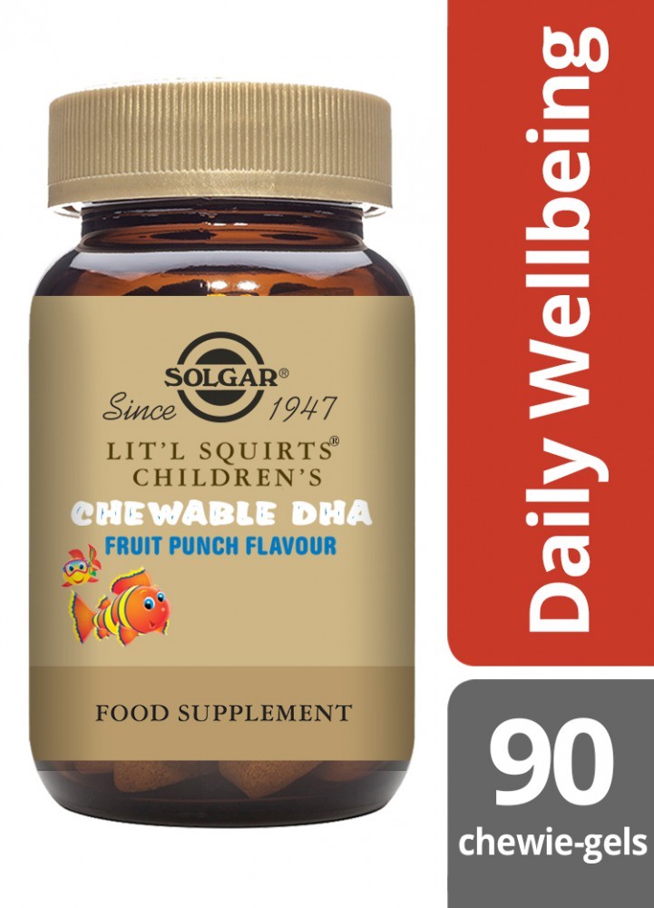 Solgar Lit'L Squirts Children’s Chewable Dha Chewie-Gels™