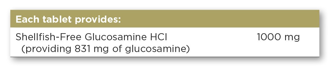 Solgar Glucosamine Hydrochloride 1000 MG (Shellfish-Free)