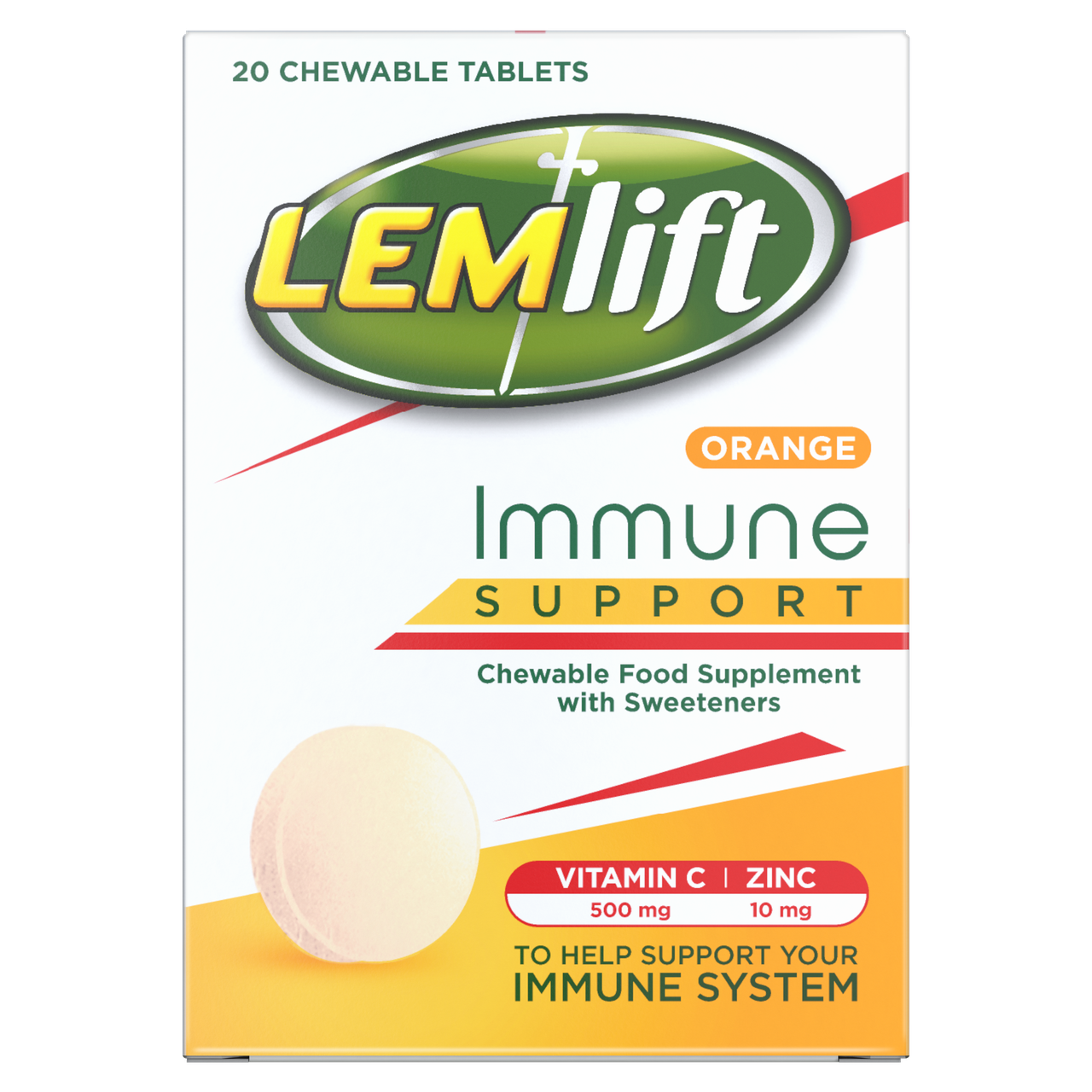 Lemlift Chewable Tablets Orange