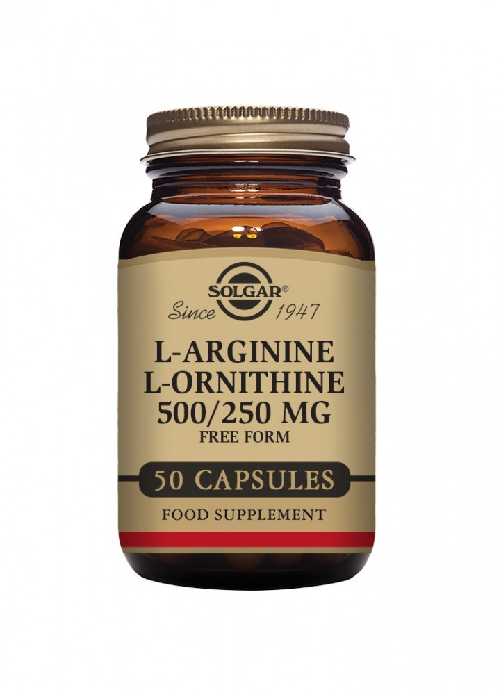 Solgar ﻿l-Arginine L-Ornithine 500 MG / 250 MG