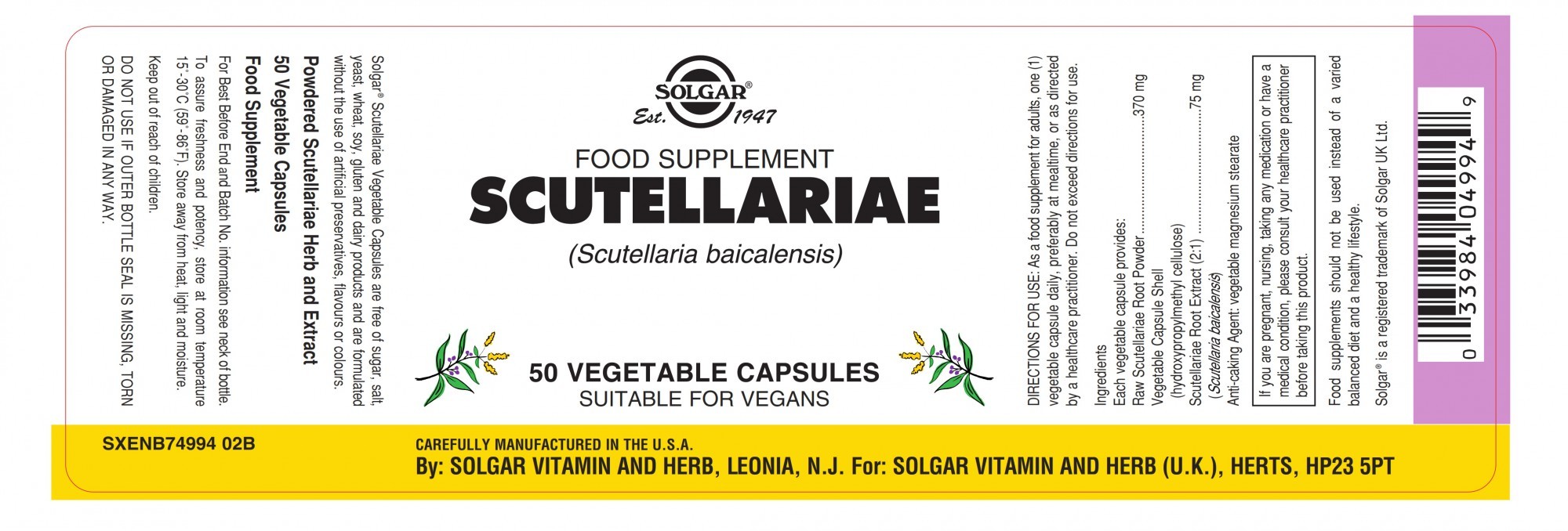 Solgar Scutellariae