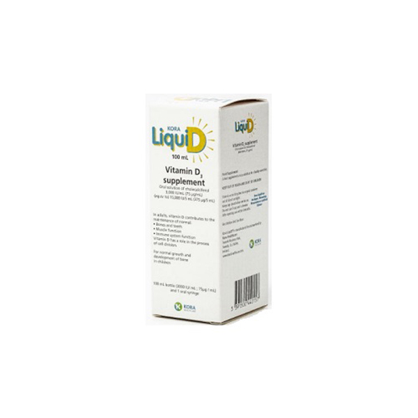 Kora Liquid Oral Solution D3 3000iu/ML