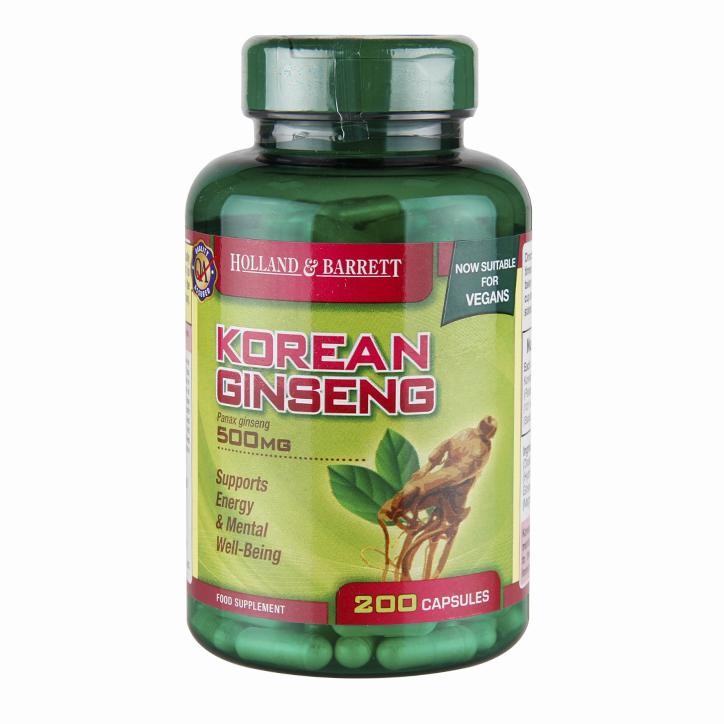 Holland & Barrett Korean Ginseng 500mg