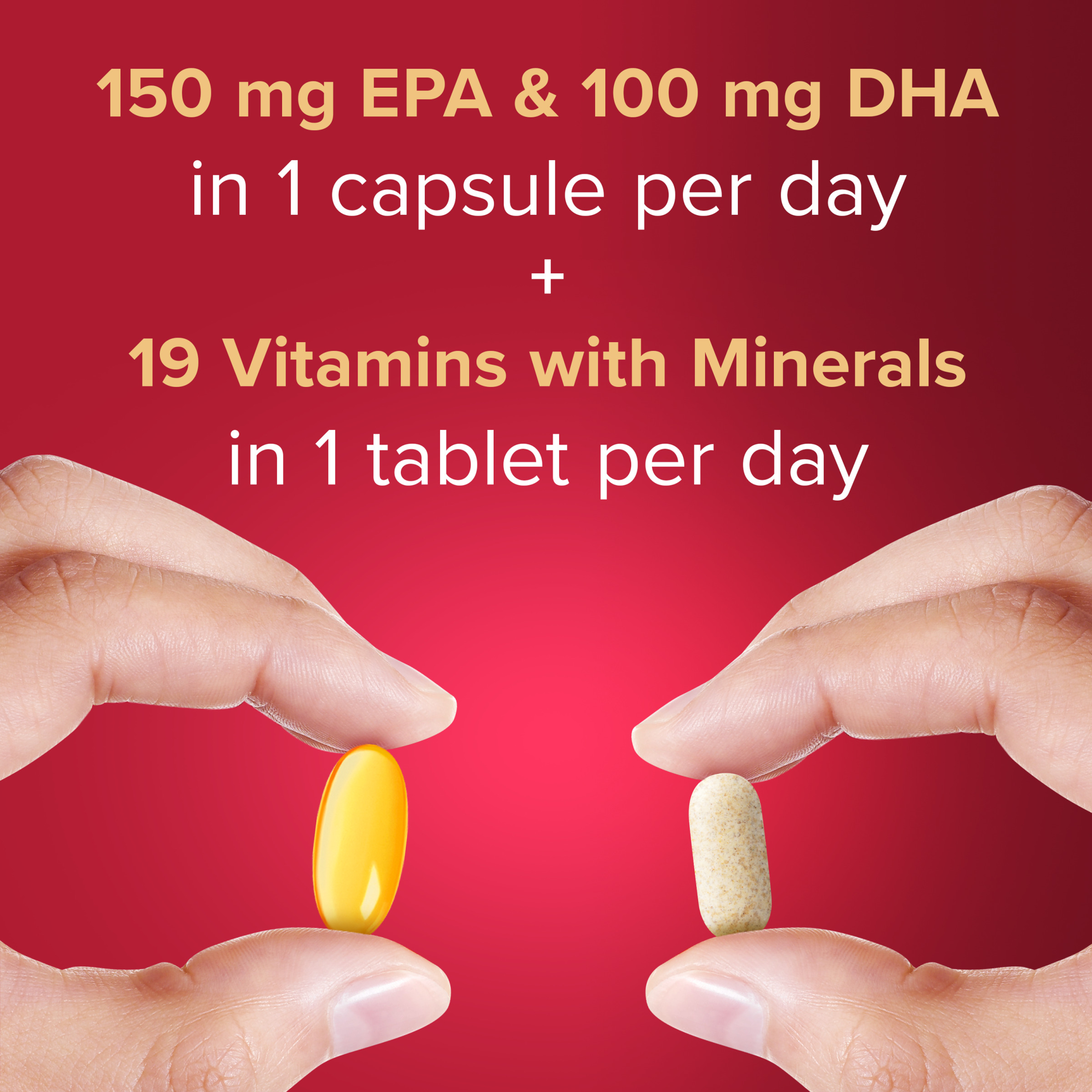 Seven Seas Perfect7 Man Plus, Multivitamin With Omega-3 & Vitamin D, 30 Tabs+30 Caps, 1 Month Supply