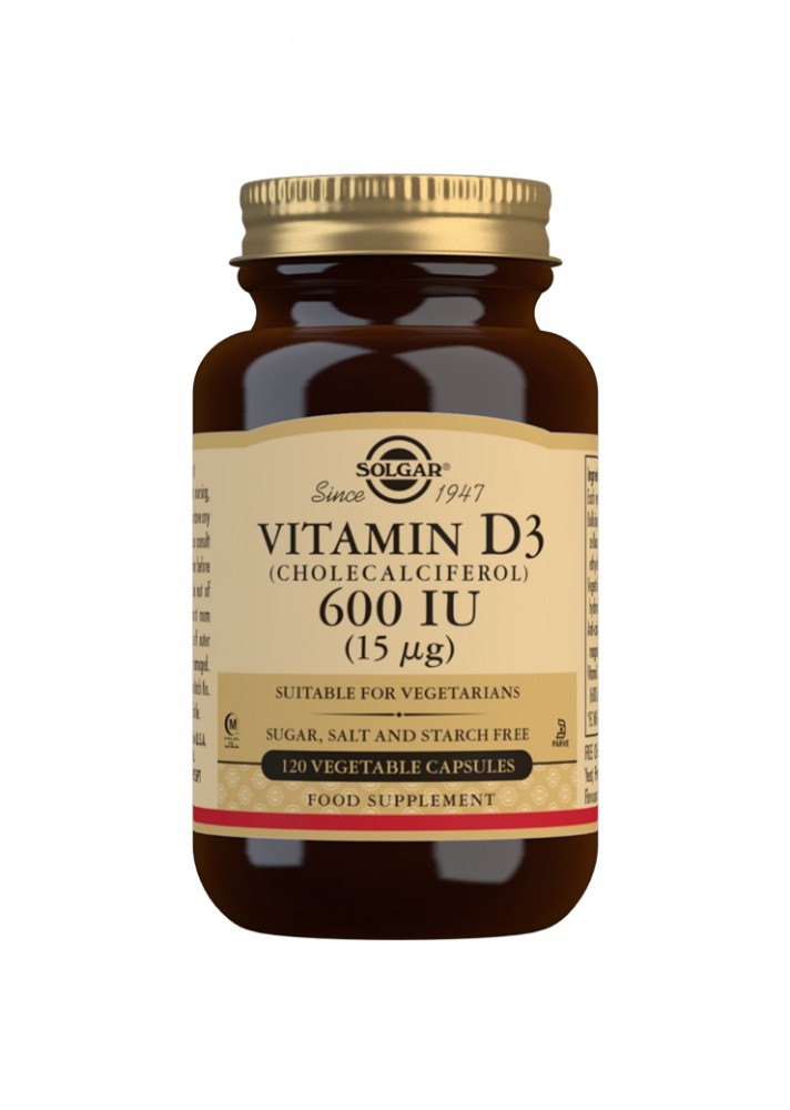 Solgar Vitamin D3 (Cholecalciferol) 600 IU (15 µg)