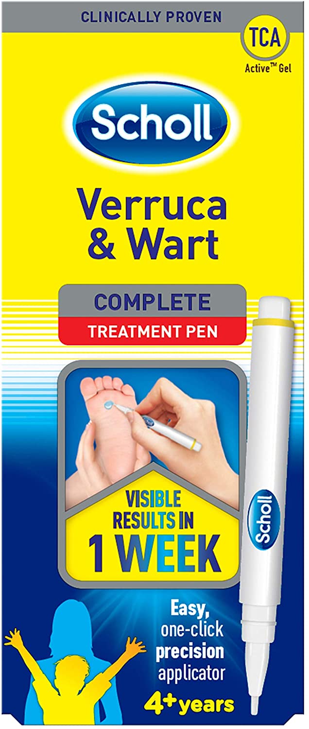 Scholl Foot Treatment Wart And Verruca One Click Pen 2ml