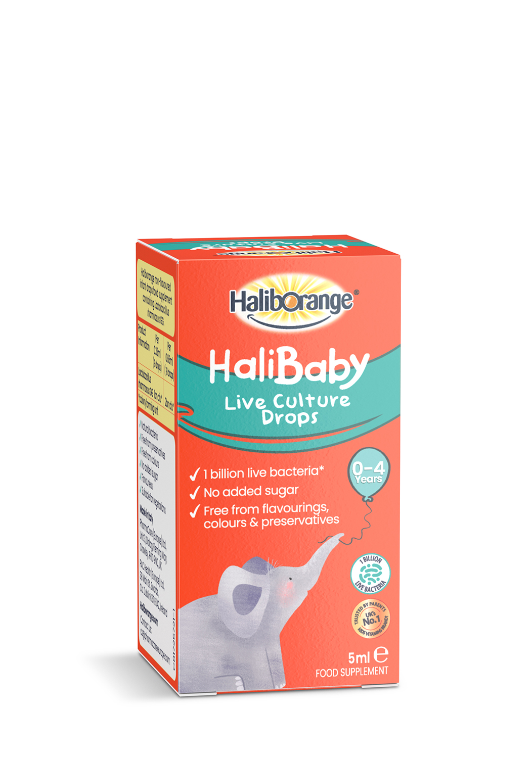 Haliborange Halibaby Oral Live Culture Drops 5ml
