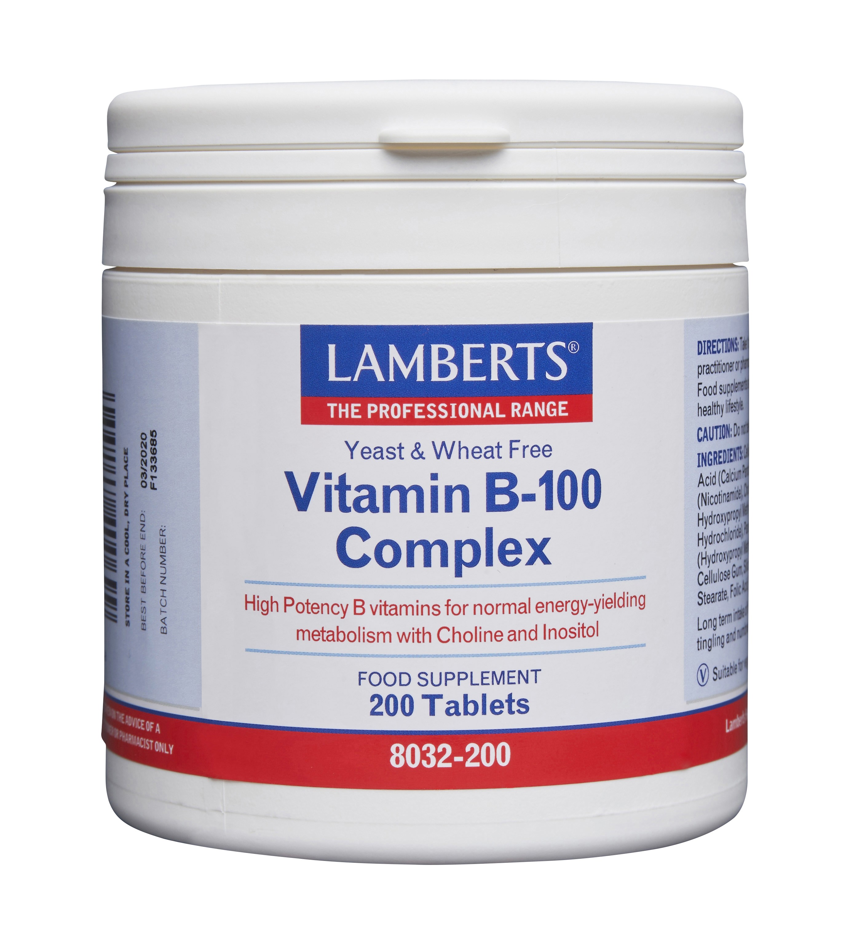 Lamberts Vitamin B-100 Complex