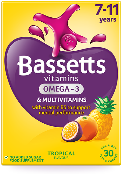 Bassett'S Vitamins Omega 3 Flaxseed &Amp; Multivitamin Pastilles Orange