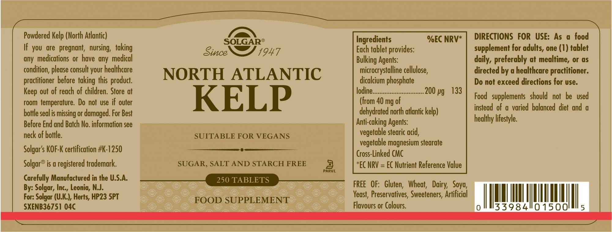 Solgar North Atlantic Kelp