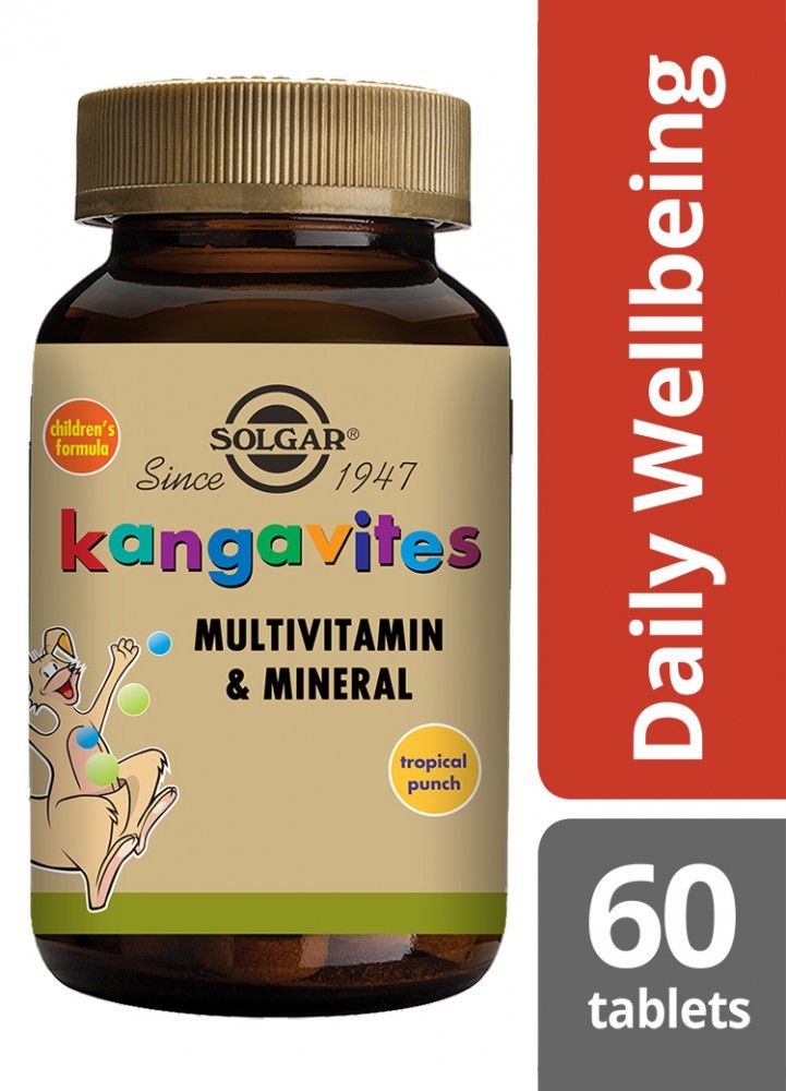 Solgar Kangavites® Complete Multivitamin & Mineral Formula For Children (Tropical Punch)