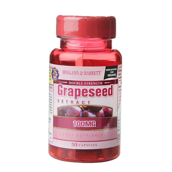 Holland & Barrett Double Strength Grapeseed Extract 100mg