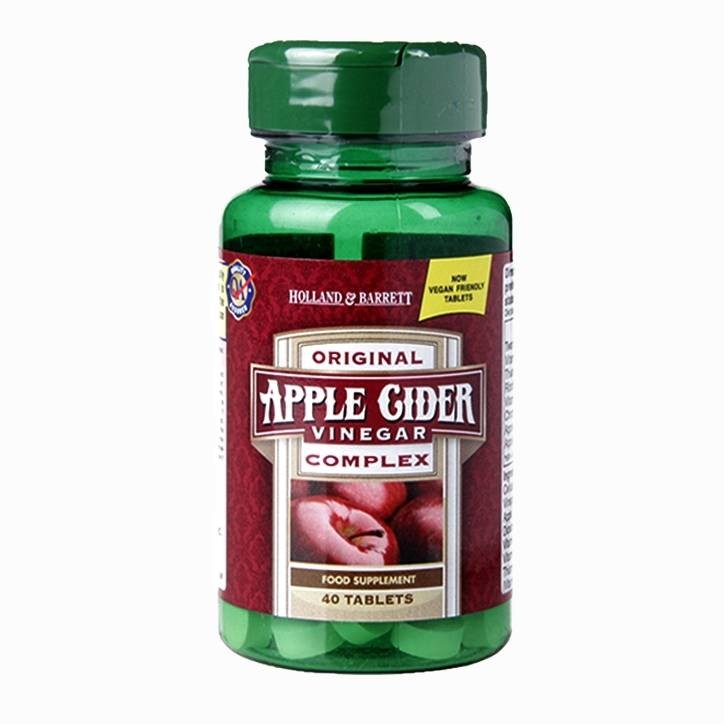 Holland & Barrett Apple Cider Vinegar Complex 40 Tablets Connective Pharma